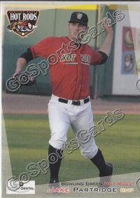 2012 Bowling Green Hot Rods Jake Partridge