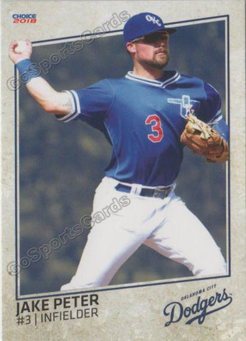 2018 Oklahoma City Dodgers Jake Peter