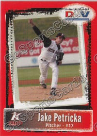 2011 Kannapolis Intimidators DAV Jake Petricka