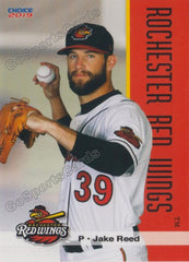2019 Rochester Red Wings Jake Reed – Go Sports Cards