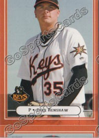 2008 Frederick Keys Jake Renshaw miss-cut