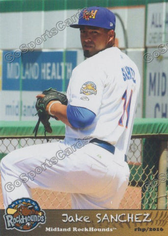 2016 Midland RockHounds Jake Sanchez