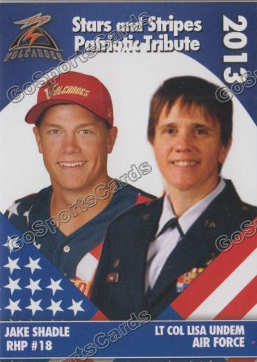 2013 Salem Keizer Volcanoes Stars and Stripes SGA Jake Shadle