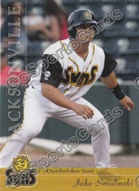 2012 Jacksonville Suns Jake Smolinski