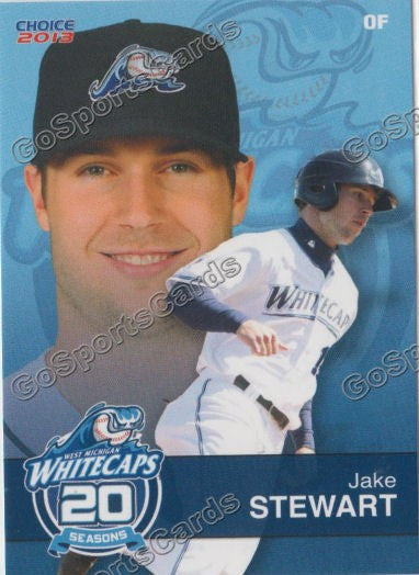 2013 West Michigan Whitecaps Jake Stewart