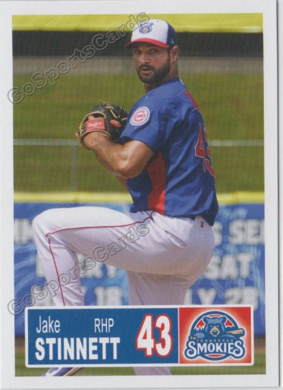 2018 Tennessee Smokies Jake Stinnett
