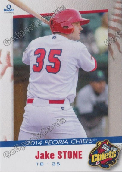 2014 Peoria Chiefs Jake Stone