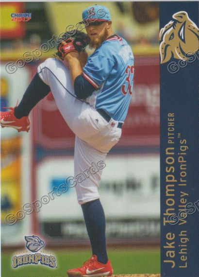 2017 Lehigh Valley IronPigs Jake Thompson
