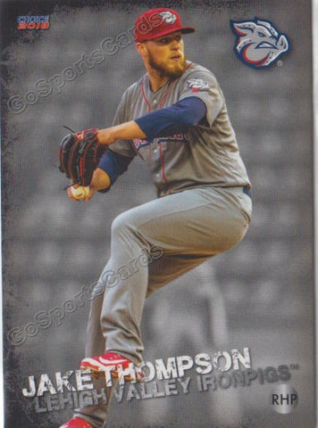 2018 Lehigh Valley IronPigs Jake Thompson