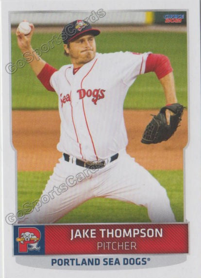 2021 Portland Sea Dogs Jake Thompson