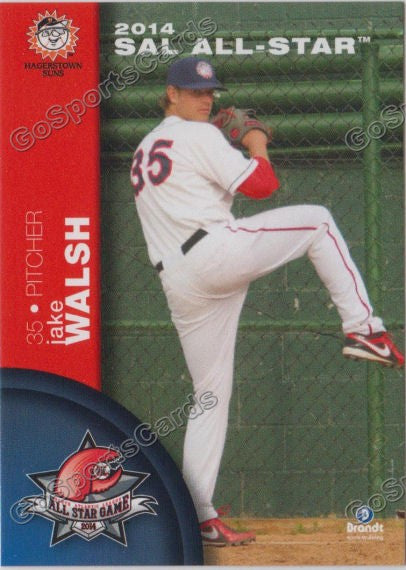 2014 South Atlantic League All Star ND Jake Walsh