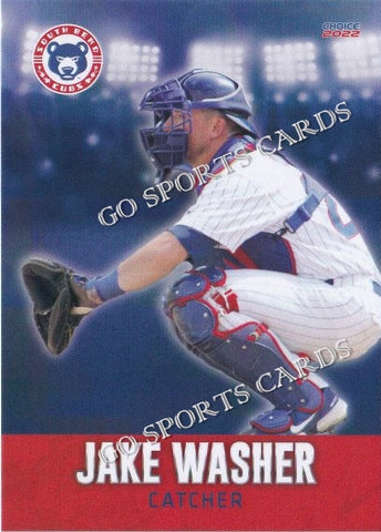 2022 South Bend Cubs Jake Washer