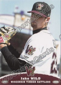 2008 Wisconsin Timber Rattlers Jake Wild