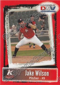 2011 Kannapolis Intimidators DAV Jake Wilson
