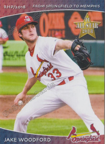 2018 Springfield Cardinals SGA Jake Woodford