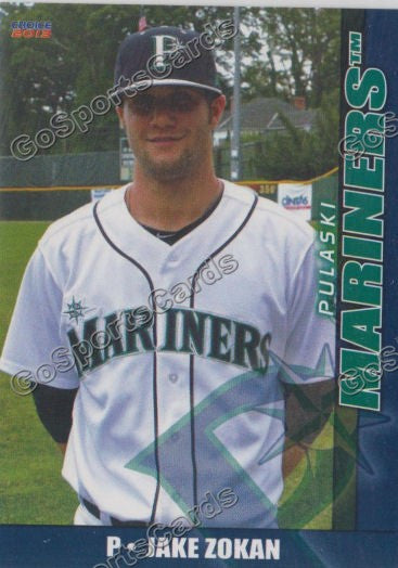 2013 Pulaski Mariners Jake Zokan