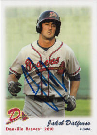 Jakob Dalfonso 2010 Danville Braves (Autograph)