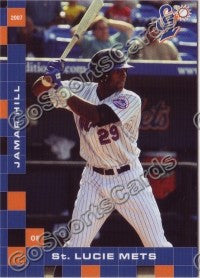 2007 St Lucie Mets Jamar Hill