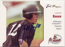 James Boone 2006 Just Minors Just Autographs #4 (Autograph)