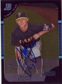 James Boone 2005 Bowman Chrome Draft Picks #51 (Autograph)