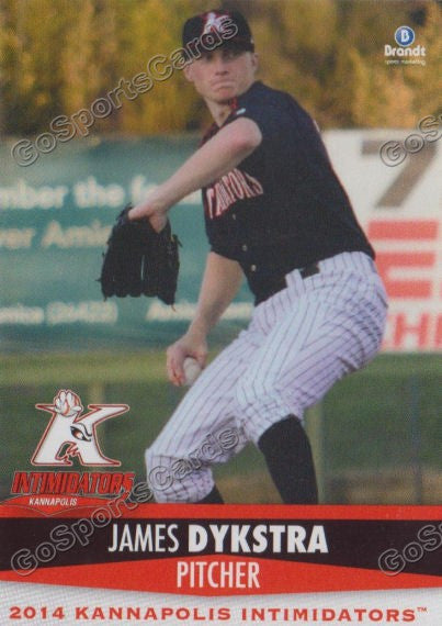 2014 Kannapolis Intimidators James Dykstra