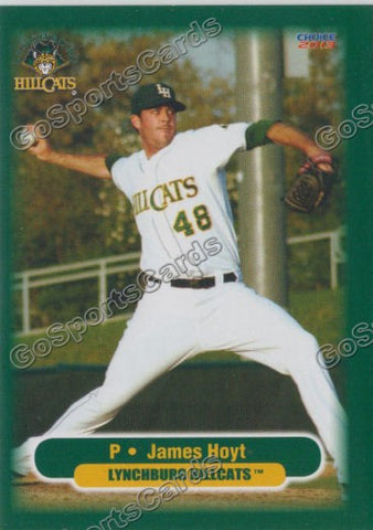 2013 Lynchburg Hillcats James Hoyt