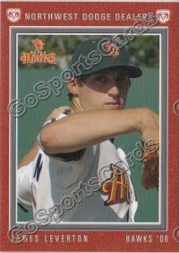 2008 Boise Hawks James Leverton