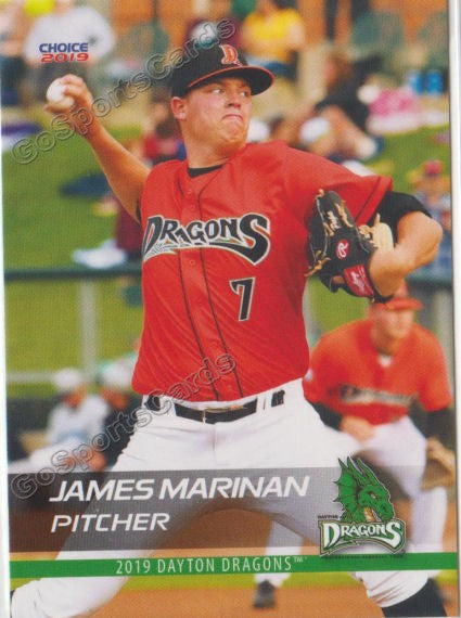 2019 Dayton Dragons James Marinan