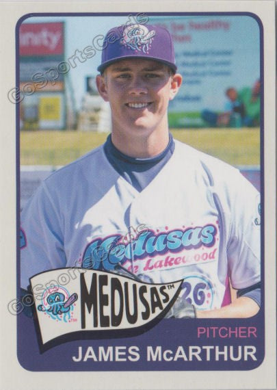 2019 Medusas de Lakewood BlueClaws James McArthur