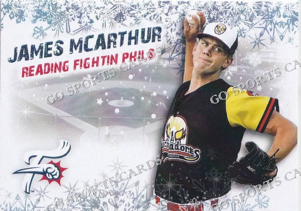 2021 Reading Fightin Phils Holiday James McArthur