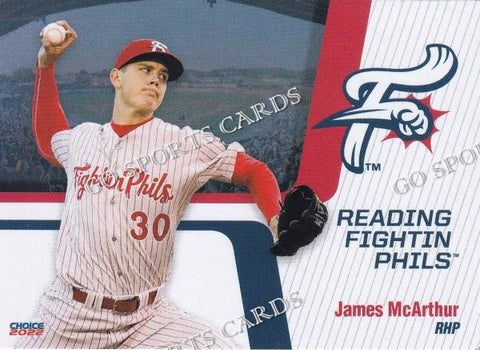 2022 Reading Fightin Phils 1st James McArthur 