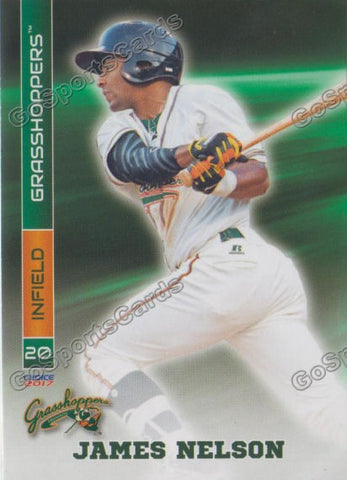 2017 Greensboro Grasshoppers James Nelson