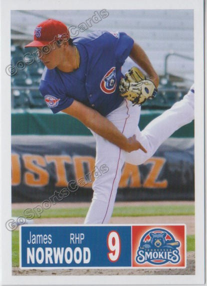 2018 Tennessee Smokies James Norwood