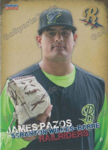 2016 Scranton Wilkes Barre RailRiders James Pazos