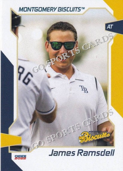 Jamie Ramsdell 2022 Montgomery Biscuits James Ramsdell – Go Sports Cards