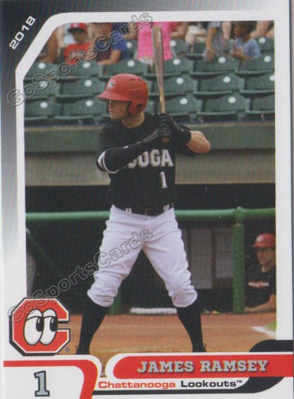 2018 Chattanooga Lookouts James Ramsey