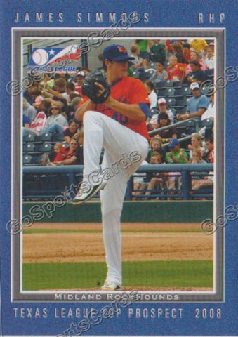 2008 Texas League Top Prospects James Simmons