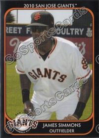 2010 San Jose Giants James Simmons