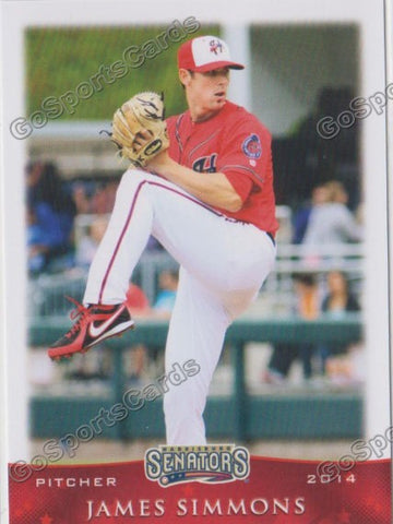 2014 Harrisburg Senators James Simmons