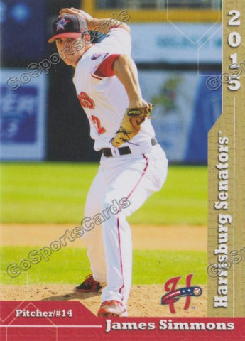 2015 Harrisburg Senators James Simmons