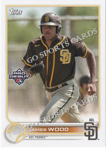 2022 Topps Pro Debut James Wood PD-132