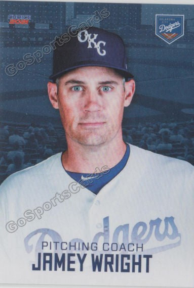 2021 Oklahoma City Dodgers Jamey Wright – Go Sports Cards