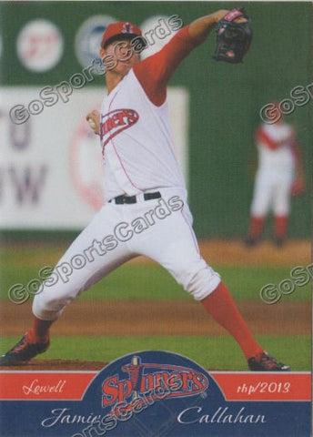 2013 Lowell Spinners Jamie Callahan