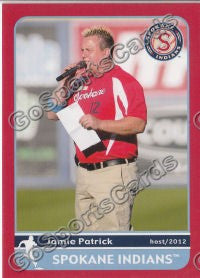 2012 Spokane Indians Jamie Patrick