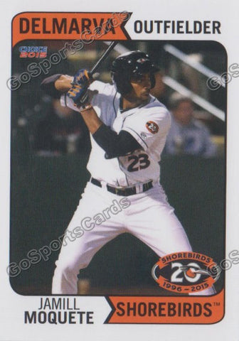 2015 Delmarva Shorebirds Jamill Moquete