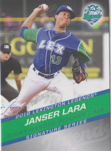 2018 Lexington Legends Janser Lara