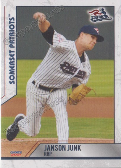 2021 Somerset Patriots Janson Junk