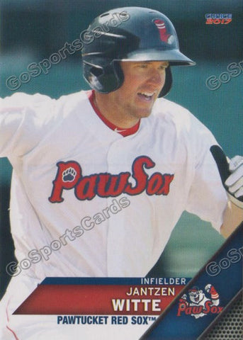 2017 Pawtucket Red Sox Jantzen Witte