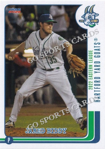 2022 Hartford Yard Goats Jared Biddy