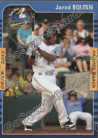 2011 Myrtle Beach Pelicans Jared Bolden